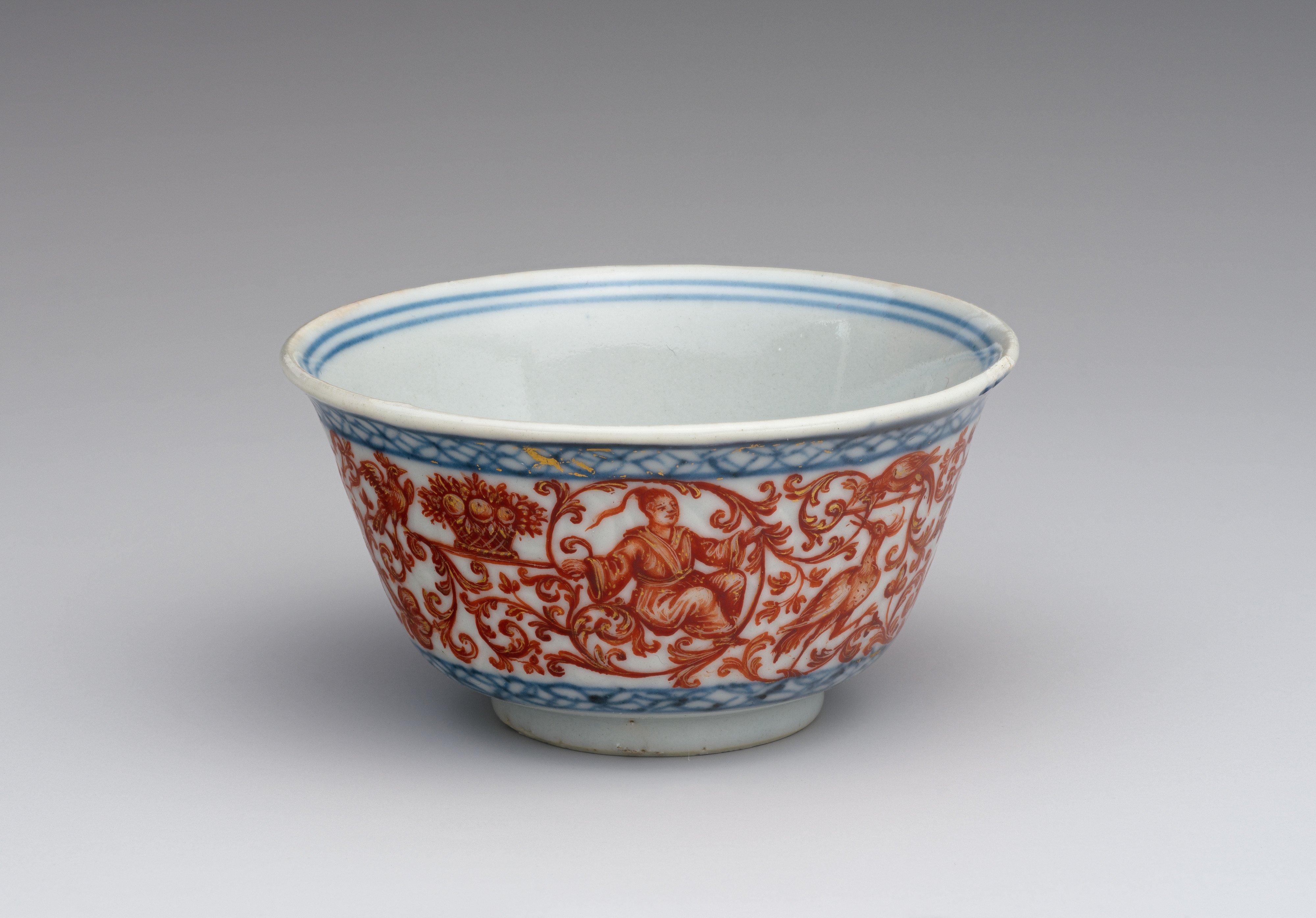 Ignaz Preissler - Teabowl with Chinoiserie decoration - Chinese