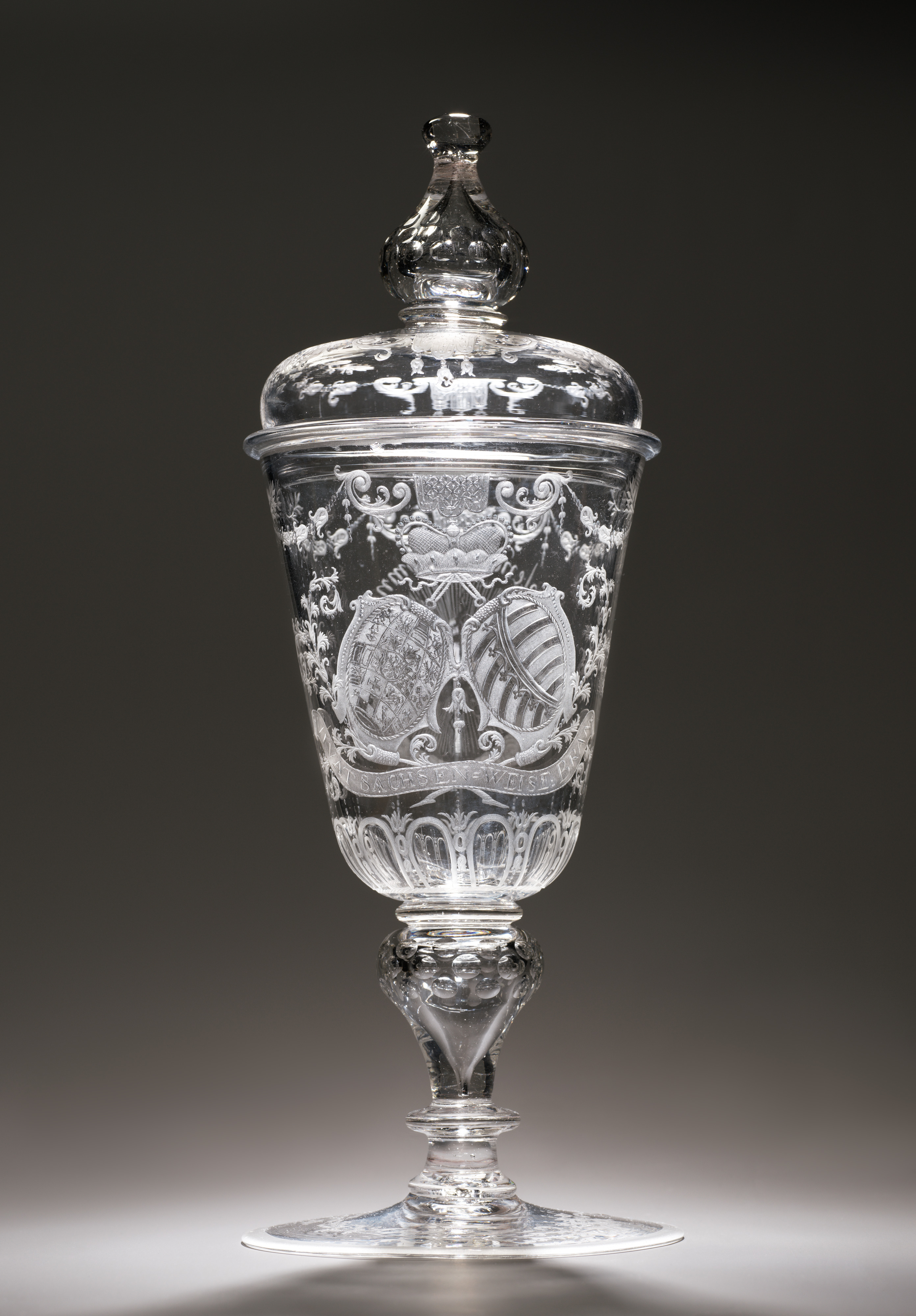 Allianced armorials of Saxe-Weissenfels and Brandenburg