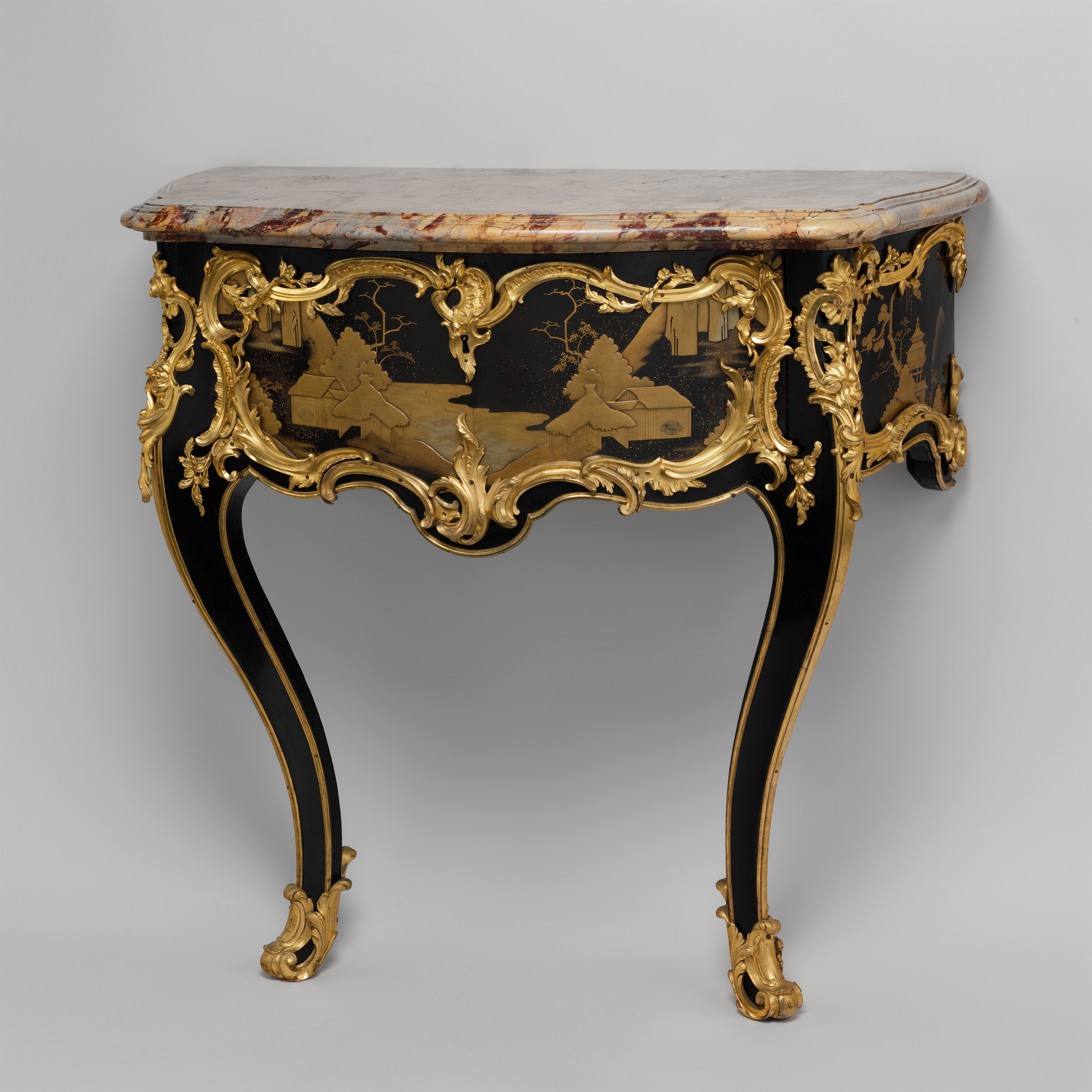 Bernard II van console) | | (commode Paris Risenburgh Art French, | Museum Metropolitan en The Side table of