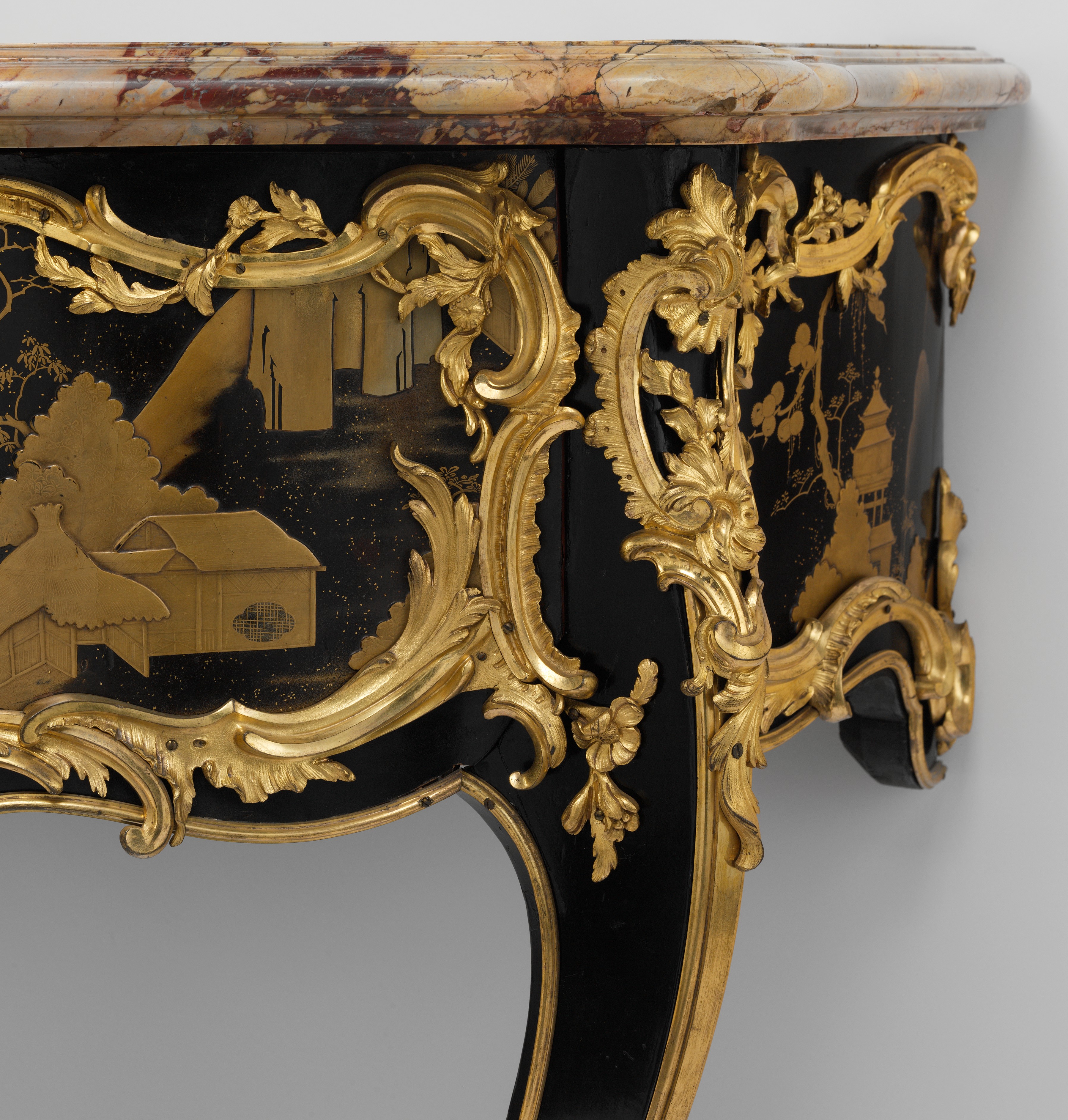 Bernard II van Side | (commode Metropolitan of | Risenburgh en Museum French, The console) table Paris | Art