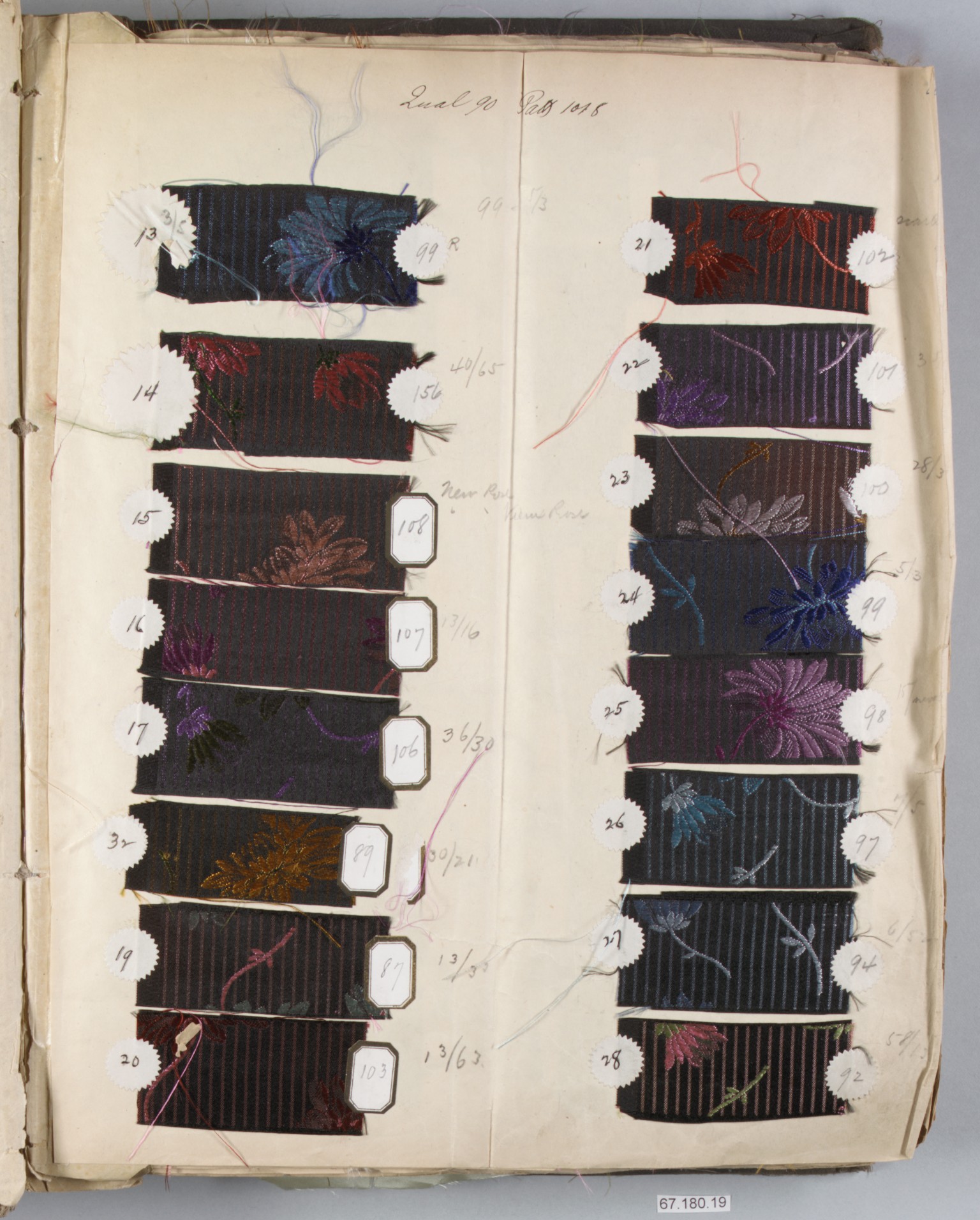 Textile Sample Book | French | The Metropolitan Museum of Art