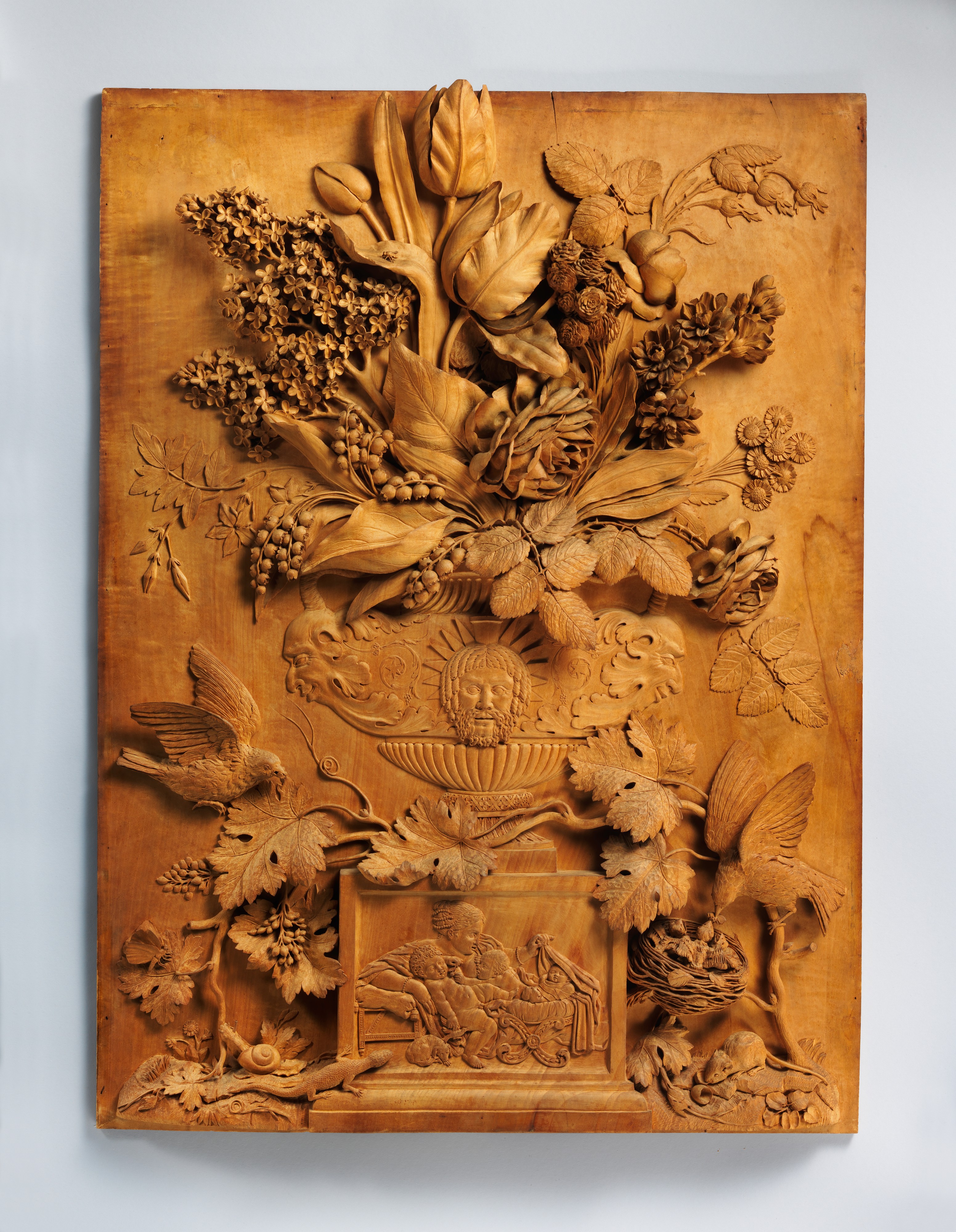 Versailles: Decorative relief sculpture, base of plinth