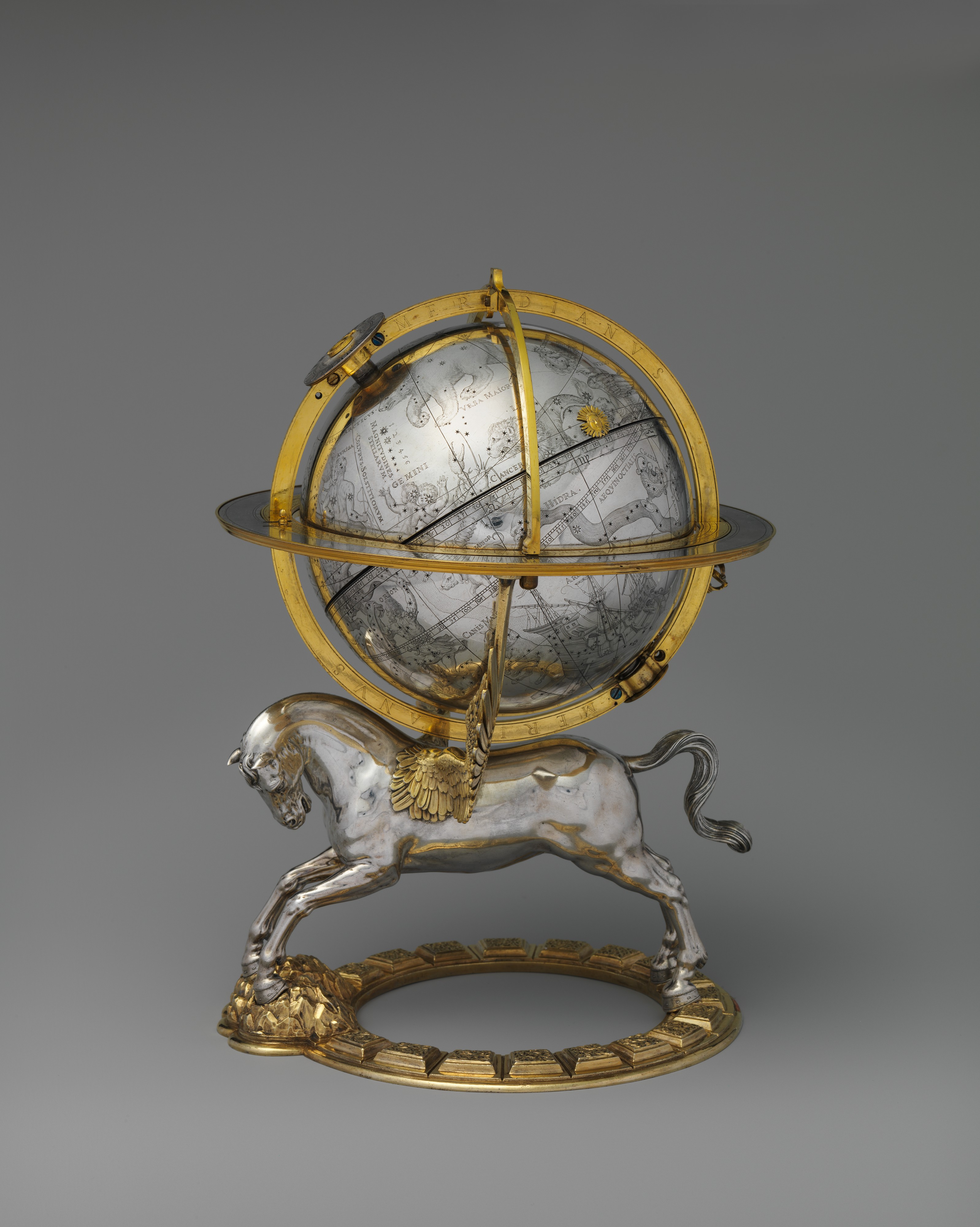 RUHKM Oscilación Magnética Cinética Orbital Craft Escritorio Decoración Perpetual Equilibrio Celestial Globe Newton Péndulo Casa Ornam 
