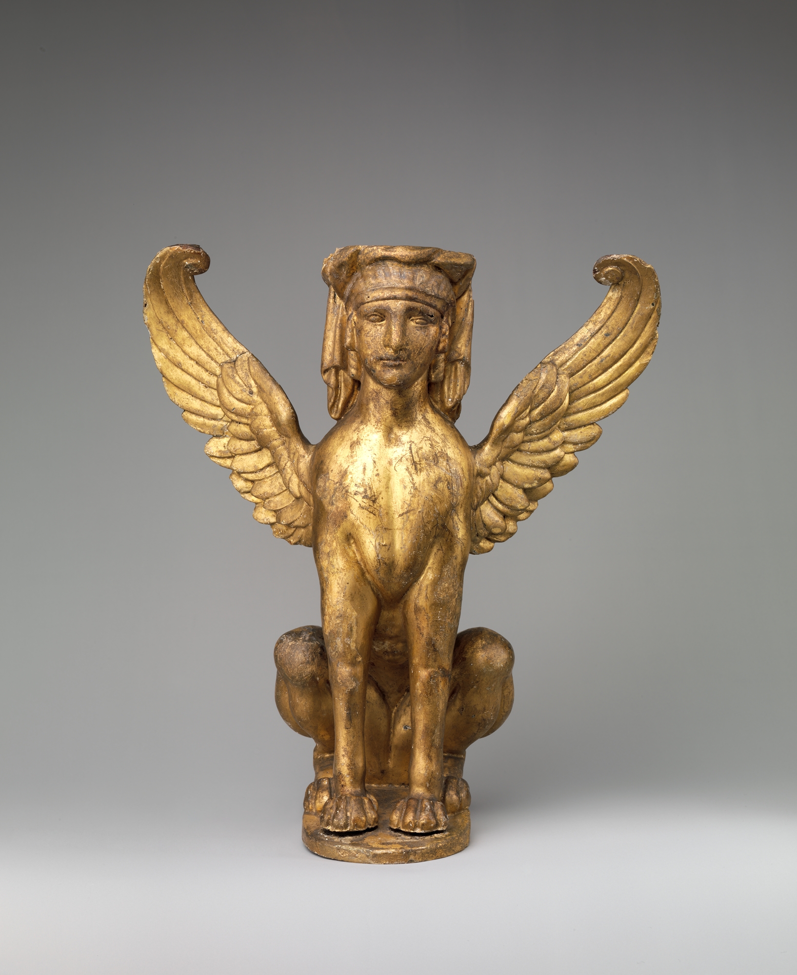 Winged sphinx (one of a pair) | French | The Metropolitan Museum of Art