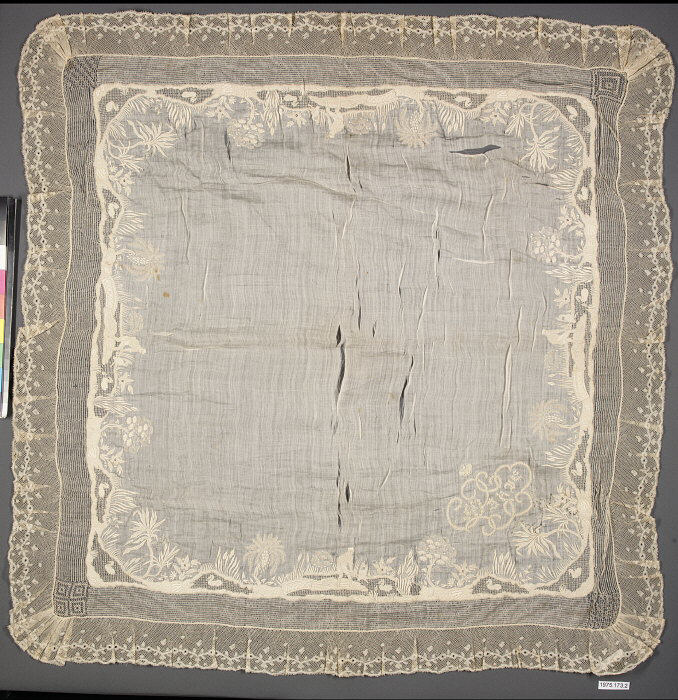 Handkerchief | French, probably for Russian market | The Metropolitan ...