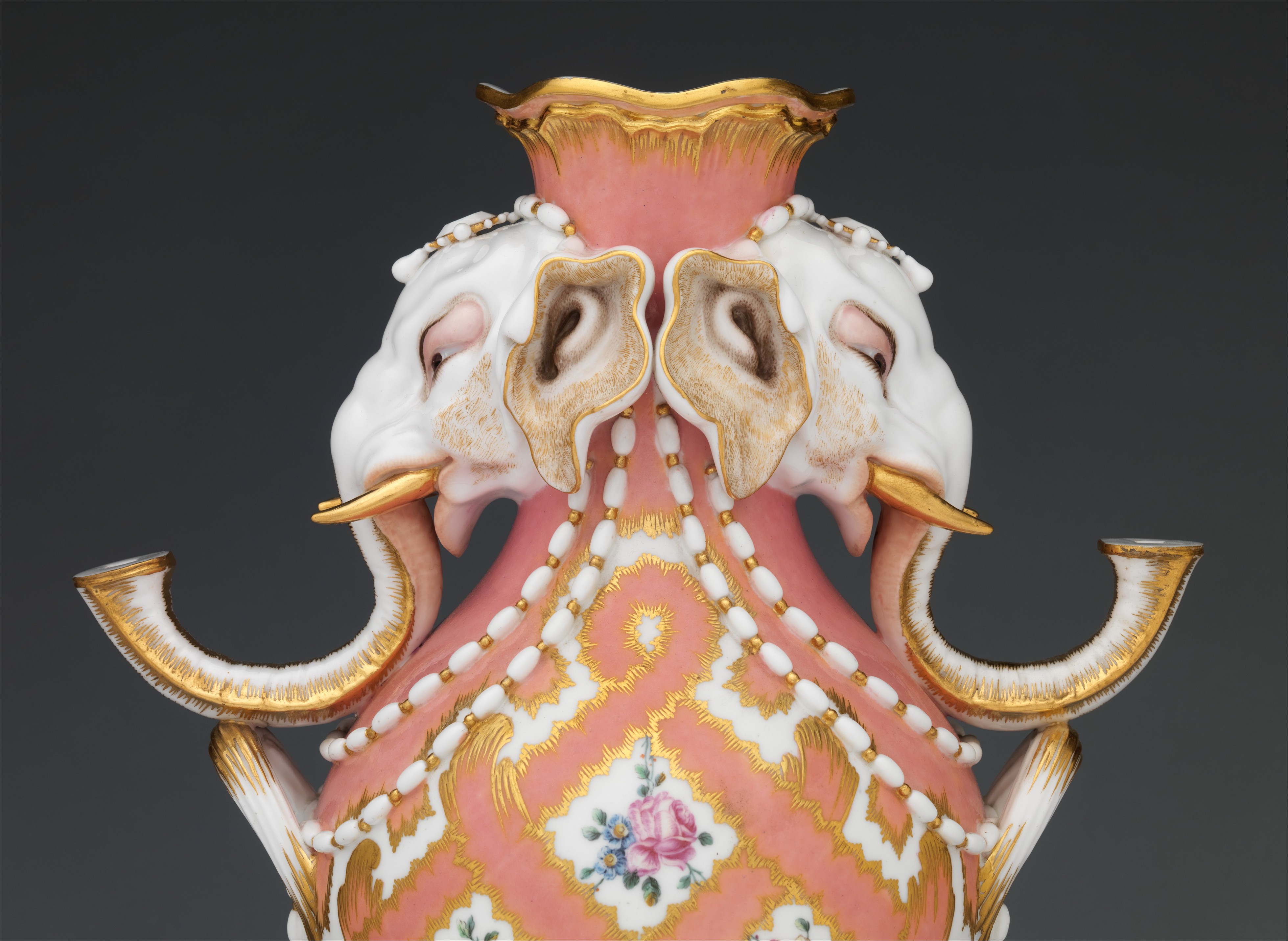 Jean-Claude Duplessis - Vase (vase à tête d'éléphant) (one of a
