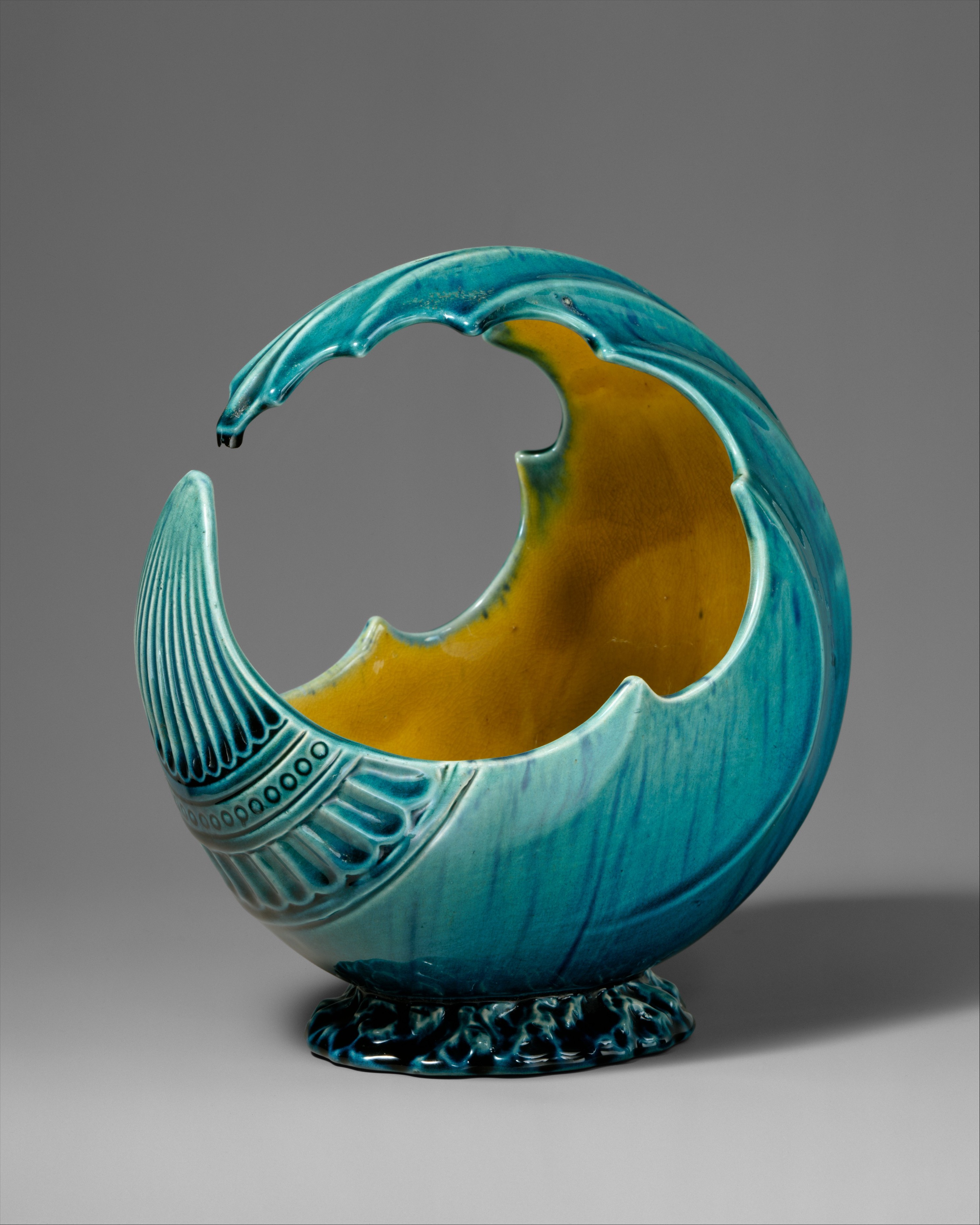 waves ceramic bowl