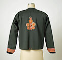 Jacket, wool, silk, French (Breton)