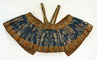 Textile, silk, metallic thread, Russian