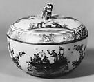 Bowl with cover, Meissen Manufactory German, Porcelain, German, Meissen
