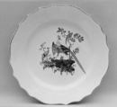 Plate (one of a pair), Tournai  Belgian, Soft-paste porcelain, Belgian, Tournai
