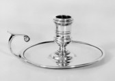 Bedroom candlestick, Paul Crespin, Silver, British, London
