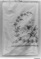 Panels (4), Silk and metal thread on silk, French