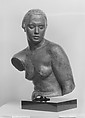 Torso of Meditation, Robert Wlérick (French, 1882–1944), Bronze on black marble rectangular base., French