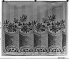 Dress border, Silk on silk, French