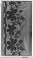 Dress border, Metal thread on silk, French