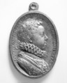 Louis XIII, King of France (b. 1601, r. 1610–43), Medalist: Guillaume Dupré (French, 1579–1640), Bronze, brown patina, French