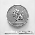American Liberty, Medalist: Augustin Dupré (French, Saint-Etienne 1748–1833 Armentières-en-Brie), Bronze, copper-brown patina, French