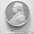 Count Maurice, Maréchal de Saxe (1696–1750), Medalist: Jean Dassier (Geneva 1676–1763 Geneva), Gilt bronze, lacquered ground, Swiss, Geneva