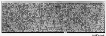 Altar frontal, Embroidered net, Spanish