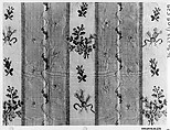 Piece, Silk and metal thread, British