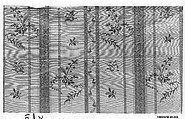 Piece, Silk and metal thread, French