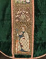 Chasuble, Silk, metal, linen, possibly Austrian