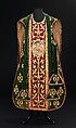 Chasuble, stole and maniple, Silk, metal, Spanish