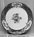 Plate (Assiette à palmes) (1 of 102) (part of a service), Sèvres Manufactory  French, Soft-paste porcelain, French, Sèvres