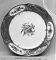 Plate (Assiette à palmes) (1 of 102) (part of a service), Sèvres Manufactory French, Soft-paste porcelain, French, Sèvres
