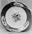 Plate (Assiette à palmes) (1 of 102) (part of a service), Sèvres Manufactory  French, Soft-paste porcelain, French, Sèvres