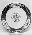 Plate (Assiette à palmes) (1 of 102) (part of a service), Sèvres Manufactory  French, Soft-paste porcelain, French, Sèvres