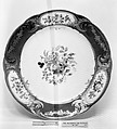 Plate (Assiette à palmes) (1 of 102) (part of a service), Sèvres Manufactory  French, Soft-paste porcelain, French, Sèvres