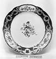 Plate (part of a service), Sèvres Manufactory French, Soft-paste porcelain, French, Sèvres