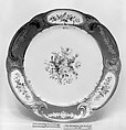 Plate (part of a service), Sèvres Manufactory French, Hard-paste porcelain, French, Sèvres