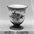 Ice cream cup (Tasse à glace) (part of a service), Sèvres Manufactory French, Soft-paste porcelain, French, Sèvres