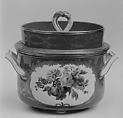 Ice pail with cover and liner (seau à glace) (one of three) (part of a service), Sèvres Manufactory  French, Soft-paste porcelain, French, Sèvres