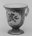 Ice cream cup (tasse à glace) (one of thirty-one) (part of a service), Sèvres Manufactory French, Soft-paste porcelain, French, Sèvres