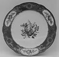 Plate (part of a service), Sèvres Manufactory French, Soft-paste porcelain, French, Sèvres