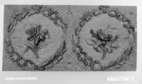 Panel (part of a set), Oak, stripped, French