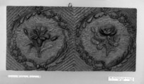 Panel (part of a set), Oak, stripped, French