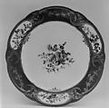 Plate (assiette à palmes) (1 of 102) (part of a service), Sèvres Manufactory  French, Soft-paste porcelain, French, Sèvres