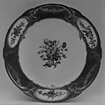 Plate (assiette à palmes) (1 of 102) (part of a service), Sèvres Manufactory  French, Soft-paste porcelain, French, Sèvres