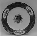 Plate (assiette à palmes) (1 of 102) (part of a service), Sèvres Manufactory  French, Soft-paste porcelain, French, Sèvres