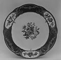 Plate (Assiette à palmes) (1 of 102) (part of a service), Sèvres Manufactory  French, Soft-paste porcelain, French, Sèvres