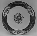 Plate (Assiette à palmes) (1 of 102) (part of a service), Sèvres Manufactory  French, Soft-paste porcelain, French, Sèvres