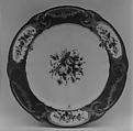 Plate (Assiette à palmes) (1 of 102) (part of a service), Sèvres Manufactory French, Soft-paste porcelain, French, Sèvres