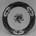 Plate (Assiette à palmes) (1 of 102) (part of a service), Sèvres Manufactory  French, Soft-paste porcelain, French, Sèvres