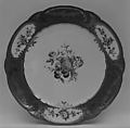 Plate (Assiette à palmes) (1 of 102) (part of a service), Sèvres Manufactory French, Soft-paste porcelain, French, Sèvres