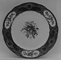 Plate (part of a service), Sèvres Manufactory French, Soft-paste porcelain, French, Sèvres
